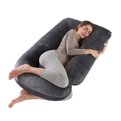 J-Shaped Pregnancy Pillow for Sleeping, Adjustable Maternity Full Body Pillow for Pregnant Women with Washable Cover - Toytexx J-Shaped Pregnancy Pillow for Sleeping, Adjustable Maternity Full Body Pillow for Pregnant Women with Washable Cover - Toytexx